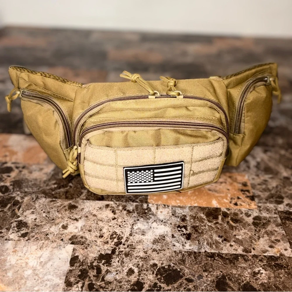 Tactical Fanny Pack with Concealed Carry Compartment 🔥✅✅✅‼️